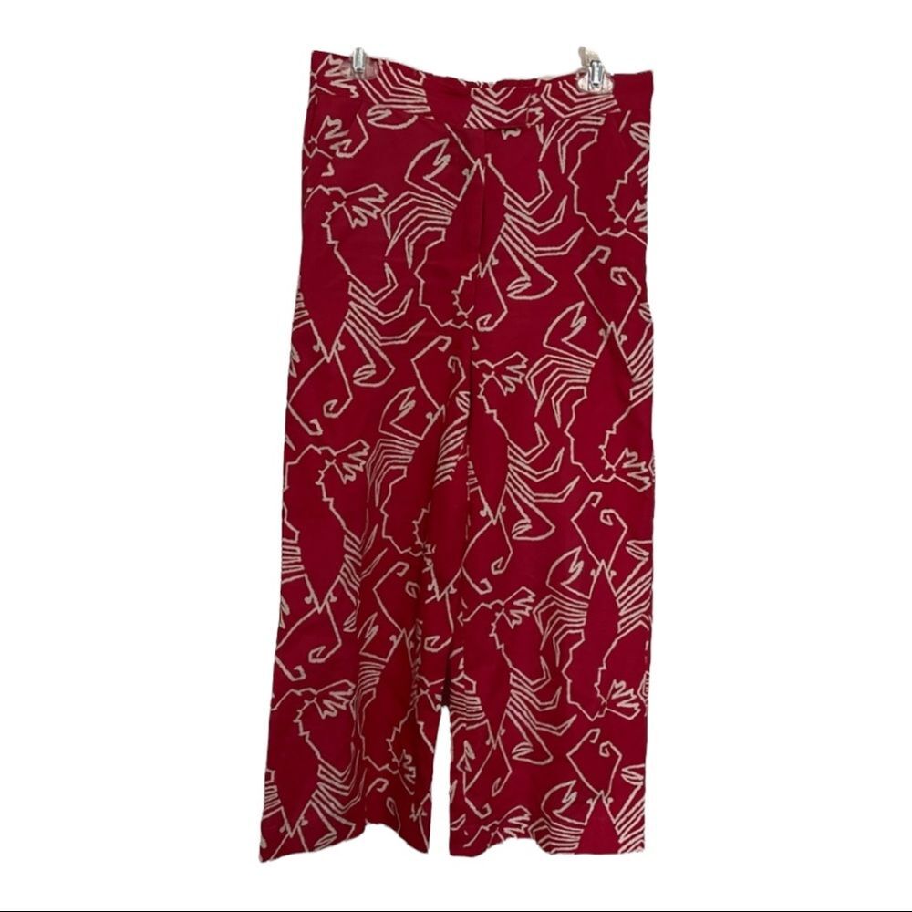 Tyler Boe Red Lobster Capri Pants size small